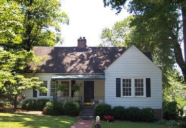 tiny houses in georgia | Renovation of 1940s American Small House in Decatur, GA | For the Home 1940s House Exterior, 1940s Home Exterior, American House Aesthetic, American Small House, 40s House, 1940s Home, Decatur Ga, Rural House, American Houses