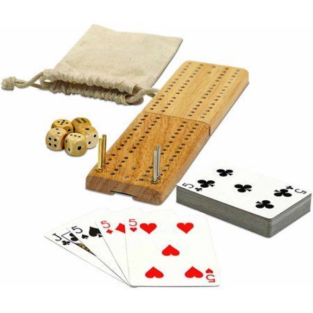 Crib Board, Cribbage Pegs, Plastic Playing Cards, Wooden Dice, Travel Crib, Playing Card Games, Cribbage Board, Family Board Games, Travel Games