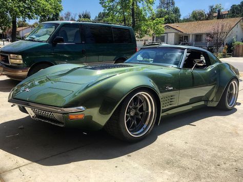 Widebody C3 Corvette, Corvette C2, Corvette C3, Performance Wheels, Custom Muscle Cars, Corvette Stingray, Chevy Corvette, Ford Gt, Futuristic Cars