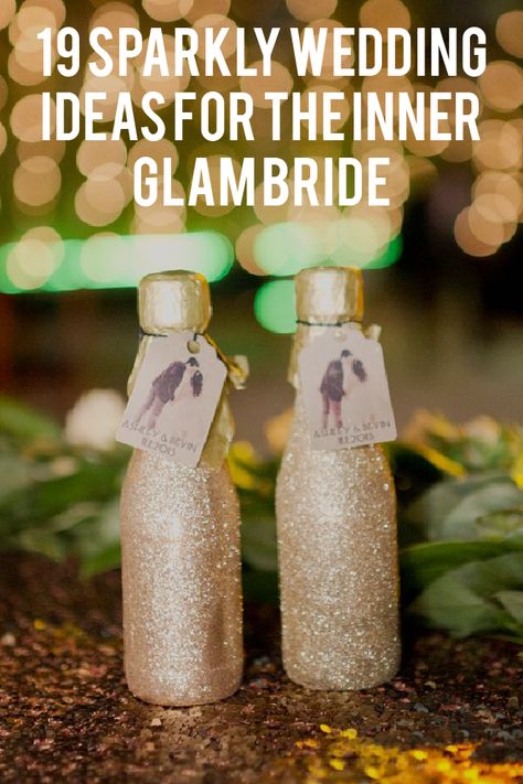 Glitz And Glam Wedding, Glam Wedding Theme, Sparkly Bridesmaid Dresses, Sparkly Bridesmaid Dress, Glam Bride Makeup, Ariel Wedding, Diy Wedding Video, Glam Bride, Sparkly Wedding