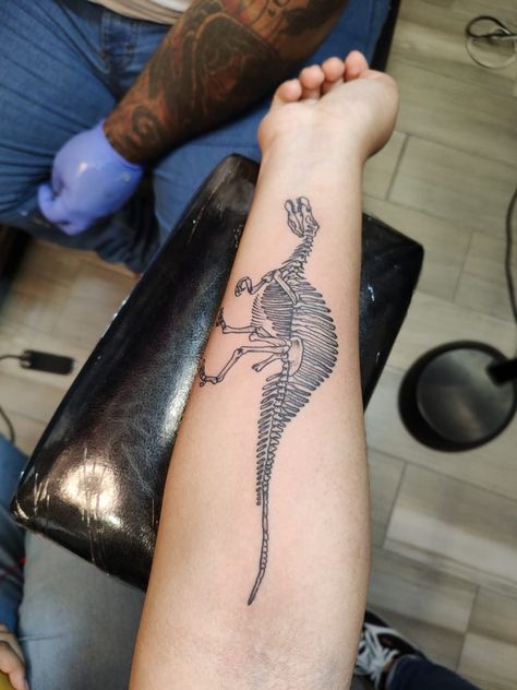 tattoo, spinosaurus Jurassic Park Logo Tattoo, Prehistoric Tattoo Ideas, Dinosaur Arm Tattoo, Allosaurus Tattoo, Dinosaur Bones Tattoo, Dinosaur Fossil Tattoo, Dinosaur Skeleton Tattoo, Spinosaurus Tattoo, Tattoo Dino