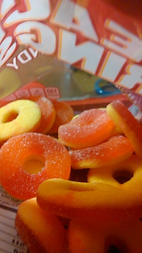 Peach Candy Aesthetic, Peach Rings Aesthetic, Peach Rings Candy, Peach Ring, Lisa Frankenstein, Gummi Candy, Cabin 7, Peach Aesthetic, Snack Board