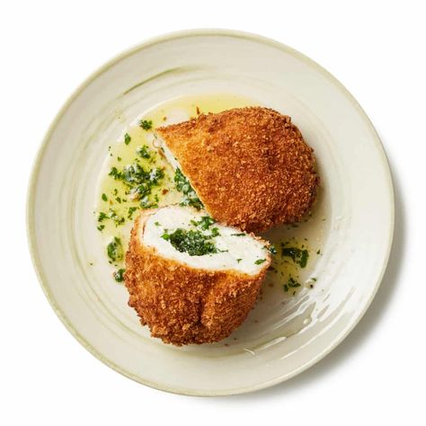 How to make chicken kiev – recipe | Chicken | The Guardian Kiev Recipe, Chicken Kiev Recipe, Chicken Kiev, Raw Garlic, Lemon Salt, Recipe Chicken, Family Recipes, Garlic Butter, The 1970s