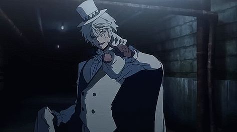 Nikolai Gogol Bsd Bungou Stray Dogs Season 4, Silly Guy, Nikolai Gogol, Good Anime Series, Dazai Bungou Stray Dogs, Banner Gif, Bongou Stray Dogs, Little Monsters, Dog Gifs