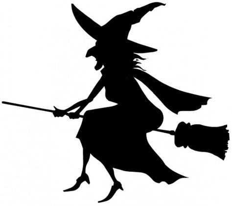 Free witch on a broom black and white Postres Halloween, Witch Silhouette, Hallowen Ideas, Halloween Clips, Halloween Frames, Beautiful Witch, Halloween Silhouettes, Silhouette Clip Art, Silhouette Stencil