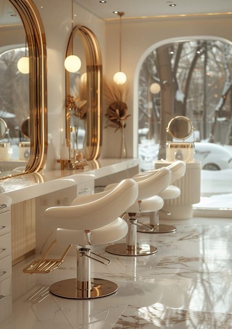 Luxury Salon Interior Design, Beauty Salon Interior Design Ideas, Makeup Studio Decor, Salon Interior Design Ideas, Salon Life, Salon Design Ideas, Nail Salon Interior Design, Beauty Salon Interior Design, Beauty Room Salon