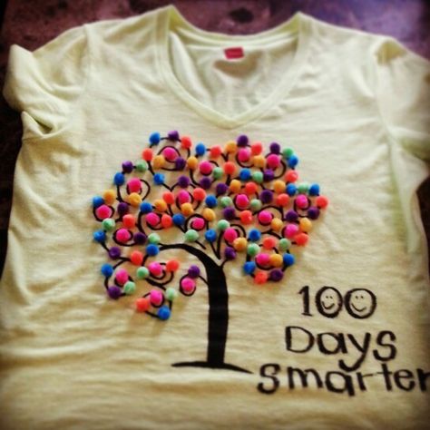 Gumball Shirt 100 Days Of School, 100 Day Popcorn Shirt, 100 Days Of School Pom Poms, 100 Days Pom Pom Shirt, I Sparkled Through 100 Days Shirt, 100 Days Of School Project Kindergartens, 100 Day Project Ideas, 100 Day Shirt Ideas, 100days Of School Shirt