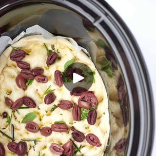 23M views · 5K reactions | Slow Cooker Focaccia Bread | Slow Cooker Focaccia Bread | By Food Dolls | The ultimate crock pot hack.
We're making Slow Cooker focaccia. And we're using
frozen dinner rolls and you guys this is a game changer.
All you have to do is let that bread rise and then you're
going to drizzle it with some olive oil and then you're
going to dig right in. And then you're going to add some salt.
All of your favorite herbs and then we added some kalamata
olives. And then we're going to let this cook. And once it's
done you're going to slice this baby up. And you guys what we
loved about this is it's so tender. It's moist. It's
amazing. It's so good and fluffy and it was just all the
goodness. Yes. Make sure to follow us for more. Yes. Bread Slow Cooker, Frozen Dinner Rolls, Frozen Dinner, Slow Cooker Bread, Food Dolls, No Rise Bread, Focaccia Bread, Kalamata Olives, Easy Slow Cooker