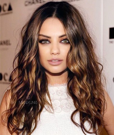 Mila Kunis on Instagram: “#MilaKunis ❤️” Mila Kunis Hair, Mila Kunis, Hair Colour, Beauty Hair, Hair Colors, Hair And Makeup, Brown Hair, My Hair, Balayage