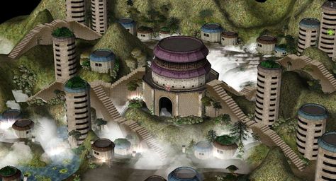 Mist Aesthetic, Ninja Village, Fantasy Village, Anime Akatsuki, Naruto Art, Anime Naruto, Design Inspo, Aesthetic Pictures, Mist