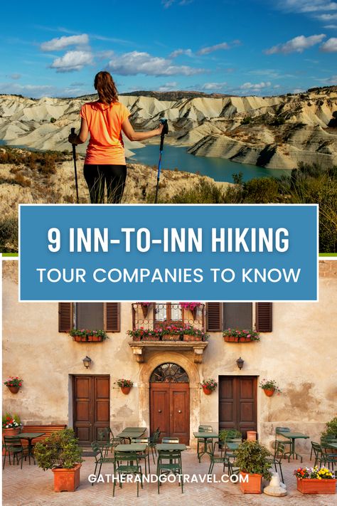 Looking to book an inn-to-inn hiking trip? Congrats on choosing an incredible vacation! Learn how to book it, where to go, & what to bring. Plus, discover why you will this trip style. Hiking | Inn to Inn Hiking | Inn Hiking | Comfort Hiking | Walking Trips | Hiking Trips | Hiking Vacations | Walking Tour Companies | Hiking Tour Companies | Self-Guided Hiking | Self-Guided Walking Inn To Inn Hiking, Hiking Vacations, Hiking Usa, Trip Style, Hiking Trips, Hiking Europe, Hiking Routes, Hiking Dogs, How To Book