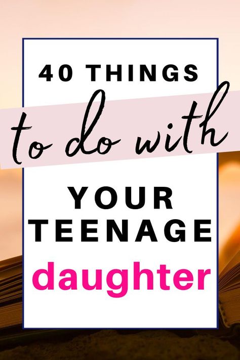 Quality one-on-one time with individual children is key to making each little feel special – especially as they grow older. Here’s a list of 40 things to do with your teenage daughter in case you are looking for fun ways to reconnect with your special girl. Mommy Daughter Activities, Mommy Daughter Dates, Mother Daughter Activities, Mother Daughter Dates, Daughter Activities, Mother Daughter Date Ideas, Daughter Day, Mother Daughter Bonding, Mother Daughter Relationships