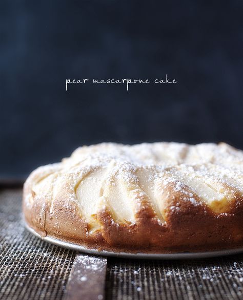 pear mascarpone cake | pretty plain janes Pear Mascarpone, Autumn Entertaining, Rustic Cakes, Kitchen Princess, Cake Nature, Spring Form Pan, Mascarpone Cake, Mascarpone Recipes, Cake Pretty