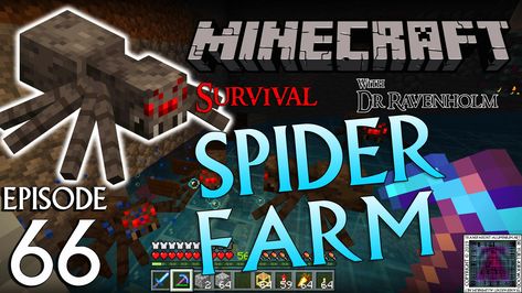 Minecraft Survival: Episode 66 – Bedrock Spider Farm | Transparent-Aluminium.net Farm Minecraft, Minecraft Survival, Say Hi, Welcome Back, Minecraft, To Start