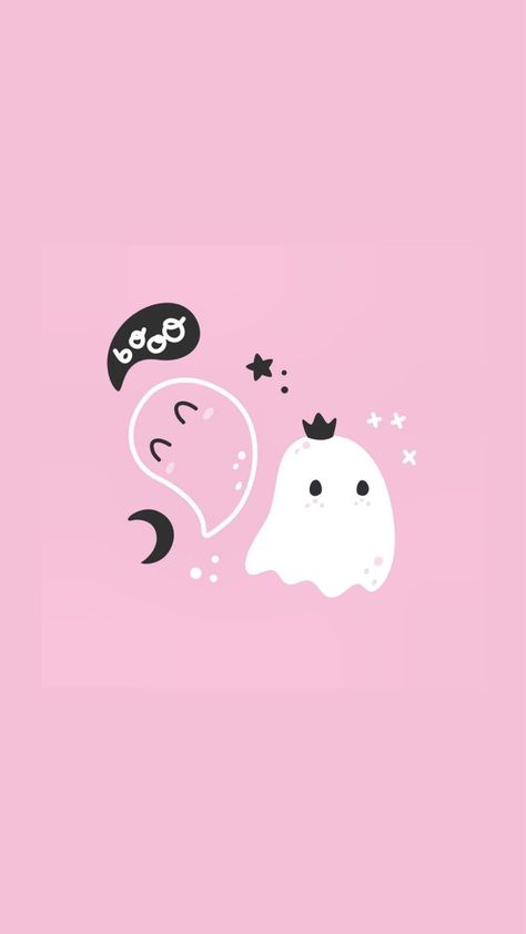 Pink Halloween Widget, Pink October Wallpaper, Cute Pink Halloween Wallpaper, Pink Halloween Aesthetic Wallpaper, Halloween Pink Aesthetic, Pink Ghost Wallpaper, Pink Spooky Wallpaper, Pink Spooky Aesthetic, Black And Pink Halloween