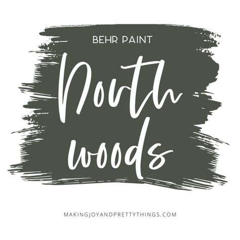 Transform your living space into a rustic retreat with the warm and inviting tones of Behr North Woods paint. Behr North Woods, Modern Office Room, Midcentury Modern Dining Room, Dark Green Paint, Girls Bedroom Paint, Top Paint Colors, Paint Color Codes, Cabin Aesthetic, Dark Paint Colors