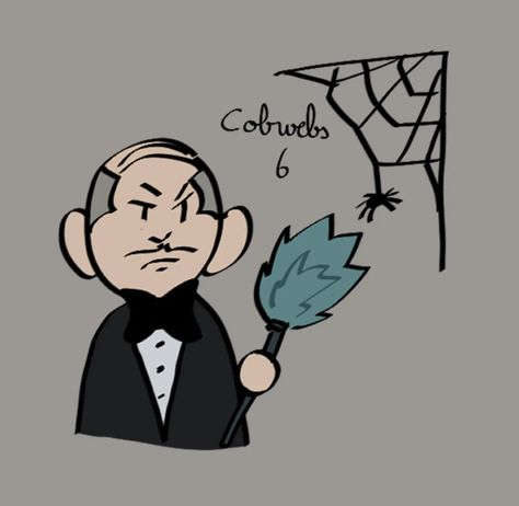 Inktober day 6 "cobwebs" with Alfred Pennyworth (and a spider) ! - #inktober2024 #alfredpennyworth #dccomics #fanart #clipstudiopaint Alfred Pennyworth Fanart, Alfred Pennyworth, Clip Studio Paint, Day 6, Gotham City, Gotham, Dc Comics, Penny, Fan Art