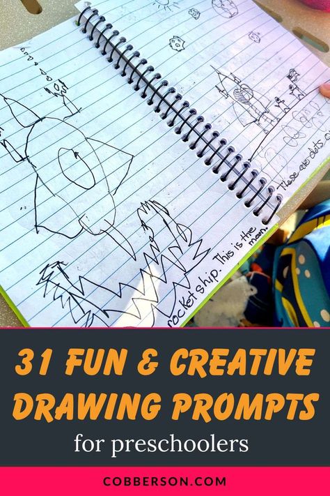 Drawing Prompts For Kids, Fantastic Drawing, Drawing Prompts, Creative Drawing Prompts, Preschool Art Activities, Autumn Inspired, Drawing Prompt, What To Draw, Creative Block