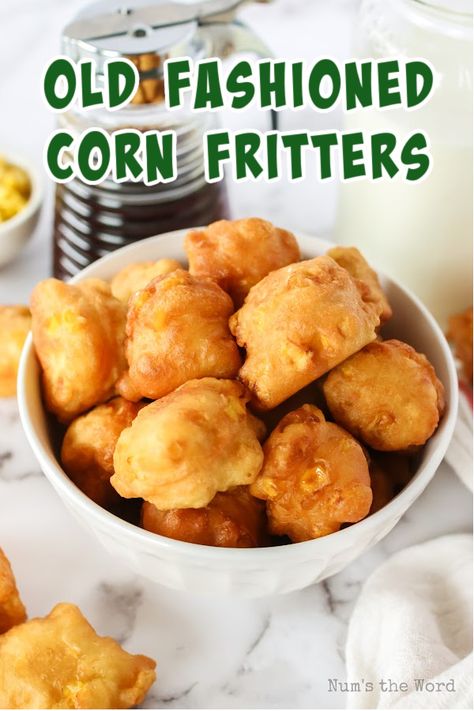 Corn Nuggets Recipe, All Purpose Flour Recipes, Sweet Corn Fritters, Corn Recipes Side Dishes, Corn Fritter Recipes, Corn Side Dish, Fried Corn, Corn Cakes, Best Appetizer Recipes