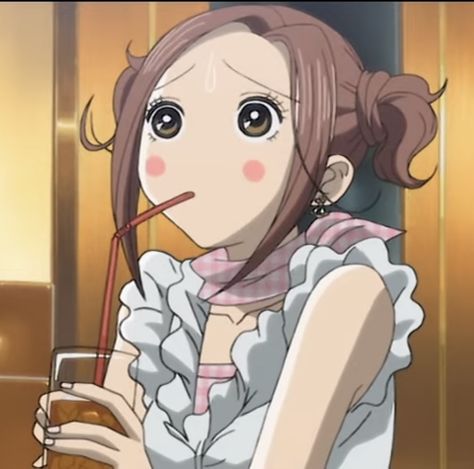 Komatsu Nana, Cute Pink, Straw, Glass, Anime, Pink