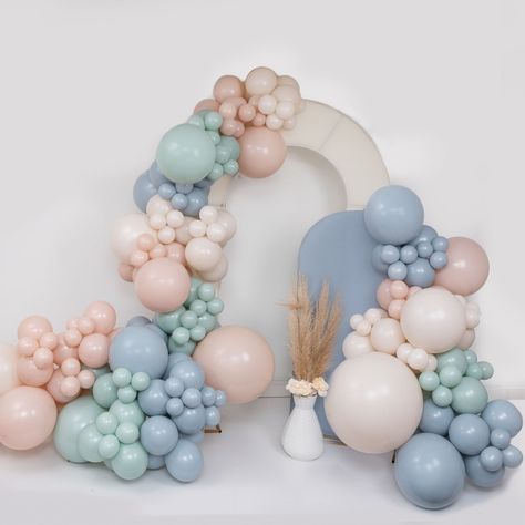 Can't get enough of these dreamy soft colors by #Tuftex! 🌟Check out www.GoGoGlamco.Com #balloons #balloondecorator #party #birthday #kidsparties #kidsparty #babyshower #matteballoons #doublestuff #gogoglam #tuftex #sempertex #ballonartist #balloongarlands Bunny Balloon Garland, Tuftex Balloons, Blue Butterfly Balloon Garland, Soft Blue Balloon Garland, Butterfly Flower Balloon Garland, Pastel Butterfly Balloon Garland, Balloon Background, Glam Party, Pastel Balloons