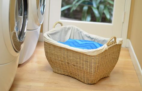 Amazon.com: KOUBOO 1060053 Wicker Laundry Basket with Liner, 21.5" x 16" x 15.5", Natural Color : Home & Kitchen Laundry Bins, Red Basket, Wicker Hamper, Blankets For Winter, Laundry Bin, Basket With Handles, Easy Candles, Hamper Basket, Clothes Basket