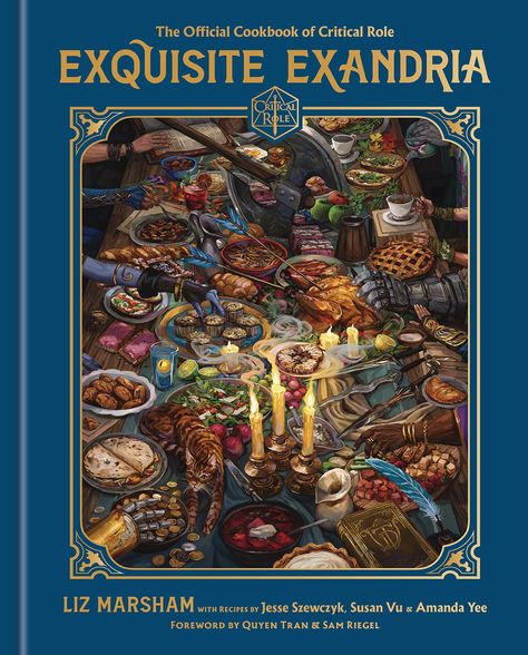 Exquisite Exandria: The Official Cookbook of Critical Role Hardcover – August 29, 2023 Ashley Johnson, Best Cookbooks, Ginger Cookies, Hand Pies, Famous Books, Critical Role, Cookbook Recipes, Polenta, Food Styling