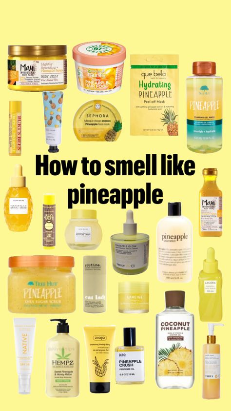 #howtosmellgood #series #pineapple Pineapple Aesthetic, Pineapple Fragrance, Pineapple Coconut, Body Care Routine, Female Body, Body Products, Skin Care Tools, Smell Good, Care Routine