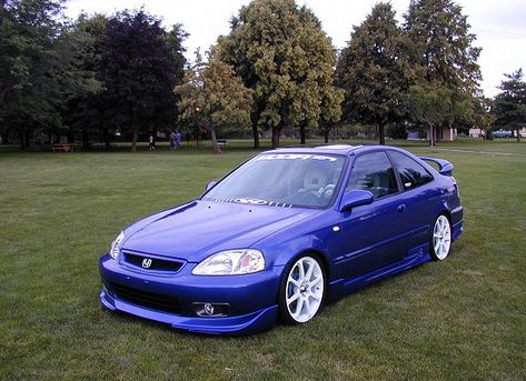 Honda Civic Si Modified, 1999 Honda Civic Si, Civic 98, Honda Civic 1999, Honda Civic 1998, Honda Civic 1995, Civic Jdm, Honda Civic 2005, Jetta A4