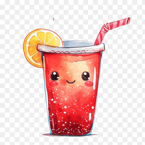 Kawaii soda clipart Red Drink, Red Drinks, Patriotic Projects, Soda Drink, Italian Soda, Soda Drinks, Cute Coffee Cups, Pink Frosting, Three Candles