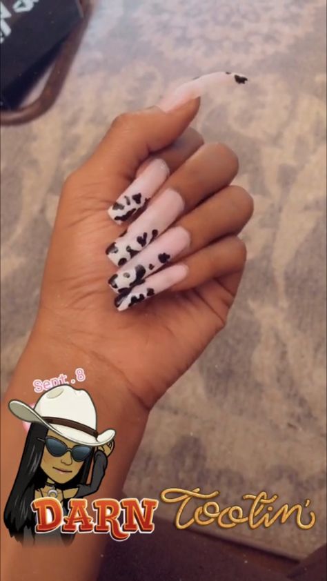 Sliqfromdallas #cownails #pinknails #glitternails #nails#nailart #nailpolish #nailsofinstagram #naildesigns #nailideas #nailcolors #acrylicnails #longnails #longacrylicnails #acrylicnaildesigns #acrylicnailart #acrylicnailscoffin #claws #grabbers #peaches #peach #pinknails #peachnails #simplenailart #simplenaildesigns #holographicnails #holographic #greennails #neon #neonnails #midirings #jewelry #rings #nailforms #xxlnails #cardibnails #holographicnails #iridescentnails #flamenails #naildecal Cardi B Nails, Cow Nails, Peach Nails, Nail Forms, Neon Nails, Acrylic Nail Art, Acrylic Nails Coffin, Holographic Nails, Simple Nail Designs