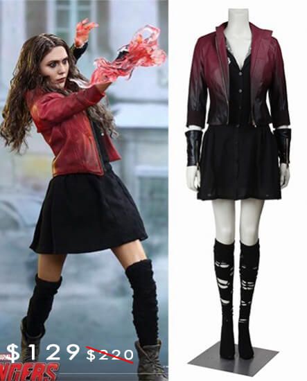 Scarlet Witch Costumes, The Avengers Age Of Ultron, Marvel Inspired Outfits, Black Lace Leggings, Scarlet Witch Costume, Scarlet Witch Cosplay, Avengers Outfits, Popular Costumes, Witch Cosplay