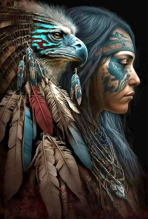 American Indian Artwork, Native American Drawing, Native American Tattoo, Native American Woman, Native American Tattoos, Native Tattoos, الفن الرقمي, Indian Artwork, Native American Paintings