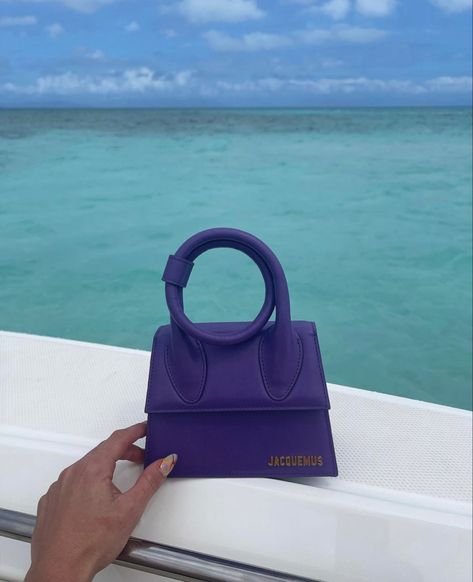 Jacquemus Bag, Rich Girl Lifestyle, Devil Wears Prada, Girly Bags, Fashion Wishlist, Purple Bags, Givency Antigona Bag, Girls Bags, Kate Spade Top Handle Bag