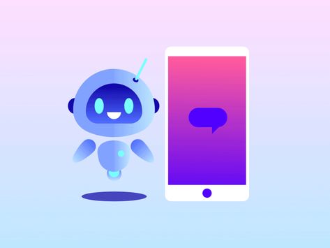 Robot Motion Graphic, Robot Animation, Chatbot Design, Svg Animation, App Social, Landing Page Ui, Robot Design Sketch, Bunting Design, Cartoon Characters As Humans