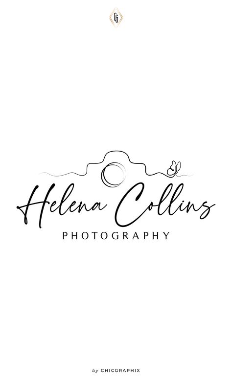 This pre-made photography logo is perfect for multiple businesses! It will give your business a professional and elegant look. #photographylogo #cameralogo #photologo #butterfly #photologo #premadelogo #weddingphottography #photographerlogo Logo Design Camera, Butterfly Camera, Photography Signature Logo, Logo Butterfly, Multiple Businesses, Photographers Logo Design, Wedding Photography Logo, Digital Signature, Watermark Design