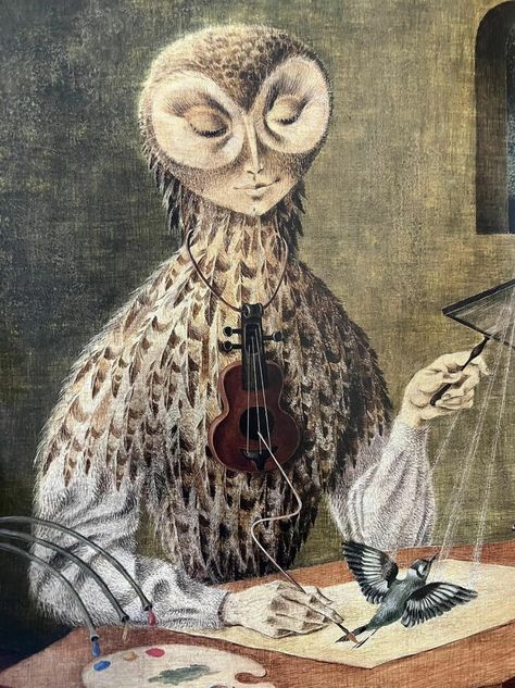 Leonora Carrington, To Wonderland, Tableau Art, Technical Drawing, The Birds, French Artists, Surreal Art, Female Artists, Traditional Art