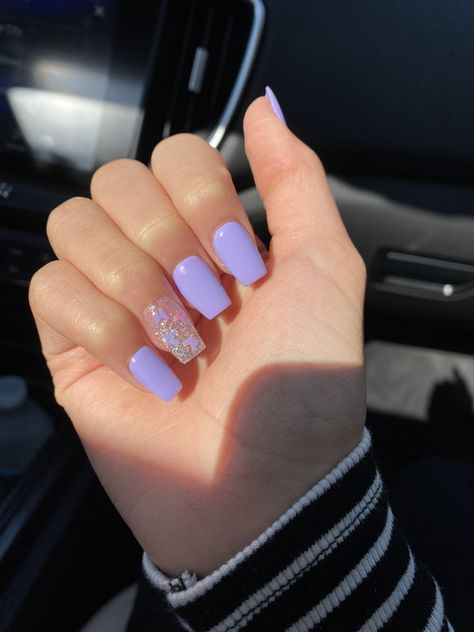 Short Coffin Nails Designs, Unghie Sfumate, Purple Acrylic Nails, Butterfly Nails, Short Coffin, Short Coffin Nails, Cute Acrylic Nail Designs, Short Square Acrylic Nails, Cute Gel Nails