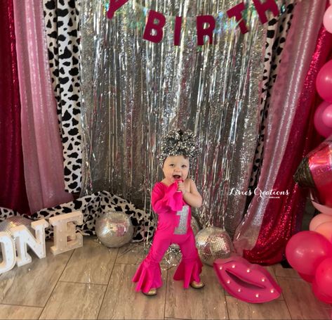 Disco Cowgirl First Birthday Photoshoot, Disco Cowgirl First Birthday Outfit, Disco Cowgirl Party First Birthday, Space Cowgirl First Birthday, By Dolly Shes One Party, Disco Rodeo First Birthday, Dolly Parton 2nd Birthday Party, Space Rodeo Party, Disco Cowgirl Birthday Party Outfit