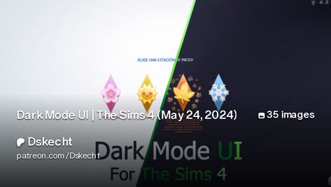 Sims 4 Dark Mode, Ui Color, 4th November, Dark Mode, Cc Sims, Sims 4 Mods, The Sims 4, Dark Colors, The Sims