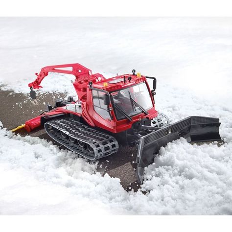 hammacher Remote control snowplow Rc Snow Plow, Snow Equipment, Rc Cars And Trucks, Hammacher Schlemmer, Snow Removal, Snow Plow, Unique Holiday Gifts, Work Truck, Snow Day