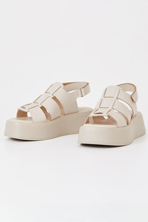 Padded Sandals, Vagabond Shoes, Fisherman Sandals, Flatform Sandals, Goat Leather, Open Toe Sandals, Shoe Style, Cute Shoes, Platform Sandals