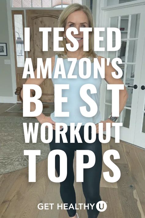 As someone who works out for a living, I have researched and found the best workout tank tops on Amazon. We’re covering Amazon crop tops, looser and tighter-fitting tops along with a few T-shirt style shirts. Cropped Workout Top, Womens Workout Shirts, Clothes For Women Over 50, Cute Workout Outfits, Workout Tops For Women, Gym Workout Outfits, Gym Clothes Women, Workout Attire, Yoga Tank Tops