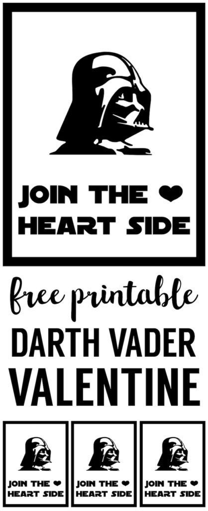 Star Wars Darth Vader Valentine Printable. This free Star Ward Printable Valentine is the perfect DIY Star wars Valentine. Just print and cut. Starwars Printable, Star Wars Valentine, Valentines Tea, Diy Star Wars, Diy Crafts For Boyfriend, Yoda Art, Candy Valentines, Star Wars Valentines, Funny Zodiac