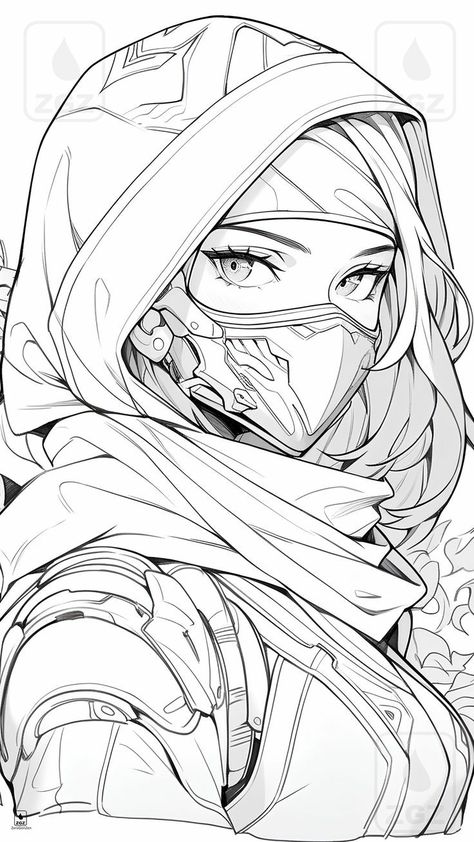 Artwork Title Ideas, Anime Character Drawing Manga Art, Color In Drawings, Colouring In, Comic Sketch Art, Comic Line Art, Drawing Ideas Cool, Coloring Pages Of People, Drawing Ideas Digital