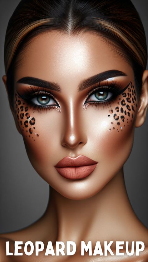 Leopard-Make-up ist mehr als nur ein Schönheitstrend; es ist eine kunstvolle Ausdrucksform, die Mut und Individualität verkörpert. In diesem umfangreichen Blogbeitrag tauchen wir in die Welt des Leopard-Make-ups ein und entdecken, wie Sie diesen atemberaubenden Look kreieren können. Vom Vorbereiten der Haut bis zum letzten Pinselstrich, wir führen Sie durch jeden Schritt dieses aufregenden Make-up-Abenteuers. Leopard Face Makeup, Capitol Makeup, Jaguar Makeup, Safari Makeup, Leopard Face Paint, Leopard Makeup Halloween, Lion Makeup, Tiger Makeup, Halloween Makeup Sugar Skull