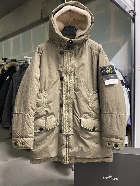 Stone Island Parka, Terrace Fashion, John Partridge, Stone Island Jacket, Stone Island Clothing, Street Jacket, Travel Wardrobe, Men Fashion Casual Outfits, Classic Outfits