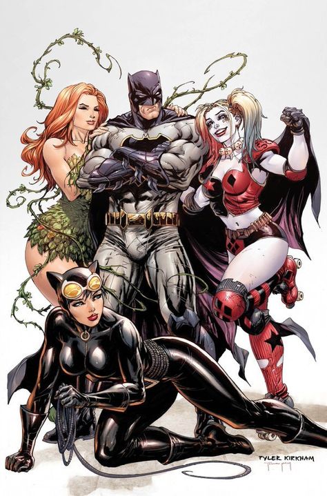 Batman Pasta, Harley Quinn Kunst, Harley Quinzel, Batman Cat, Poison Ivy Batman, I'm Batman, Cat Women, Gotham Girls, Joker Batman