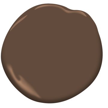 Re Sandlot Gray 2107-50, darkest shade= Chocolate Candy Brown 2107-10 (LRV 7.22) Benjamin Moore Brown, Chocolate Brown Paint, Brown Paint Colors, Candy Brown, Sandlot, Benjamin Moore Colors, Brown Paint, Dark Shades, Soft Natural