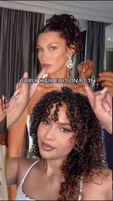 #hairstyletutorials Hashtag Videos on TikTok Curly Hair Up, Curly Hair Care Routine, Mixed Curly Hair, Classy Hairstyles, Curly Hair Videos, Cute Curly Hairstyles, Curly Hair Styles Easy, Hairdos For Curly Hair, Natural Curls Hairstyles